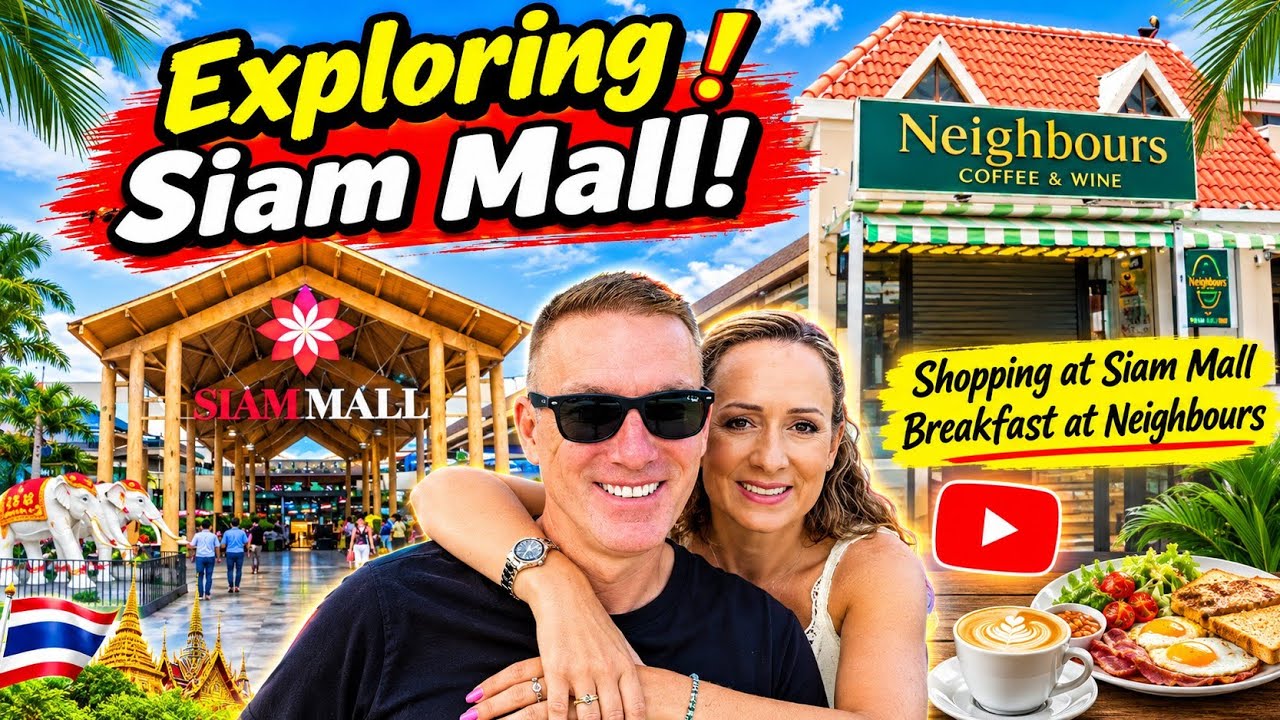 Прогулка по торговому центру Siam Mall, стрижка в салоне International Style, Тенерифе.