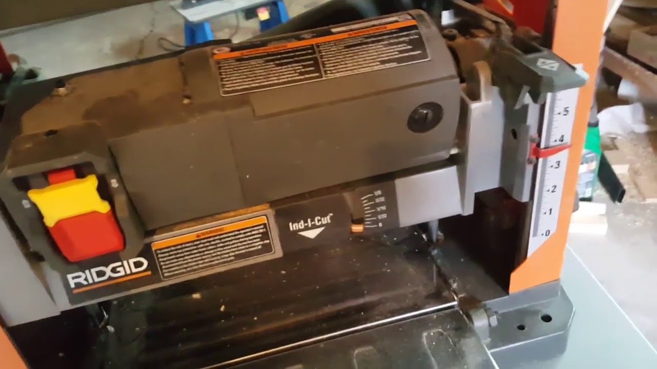 Ridgid 13 in. Thickness Corded Planer machine review