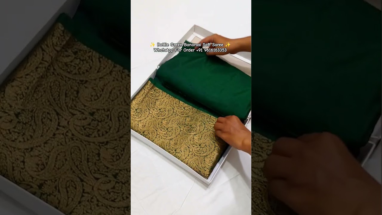 Viral Bottle Green Soft Silk Saree #bottlegreen #silksaree #softsarees #bollywood #indianfashion