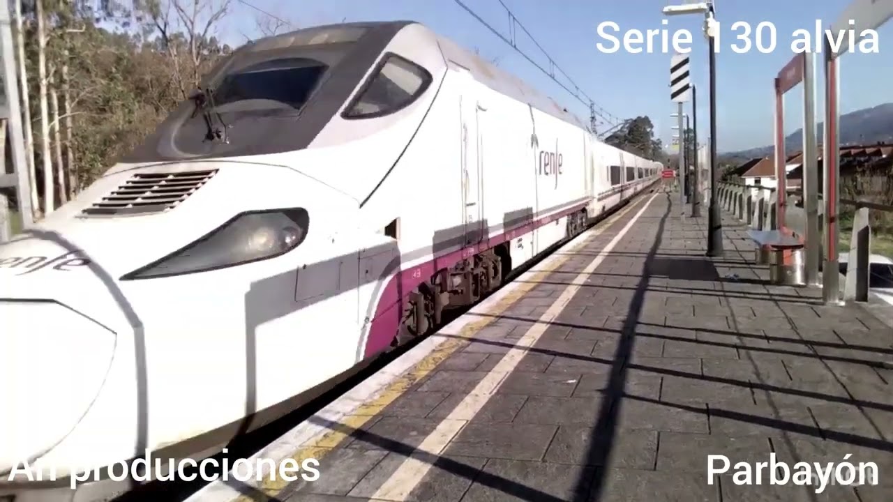 TRENES RENFE DE VIAJEROS EN TRÁNSITO (SONIDO DIRECTO)