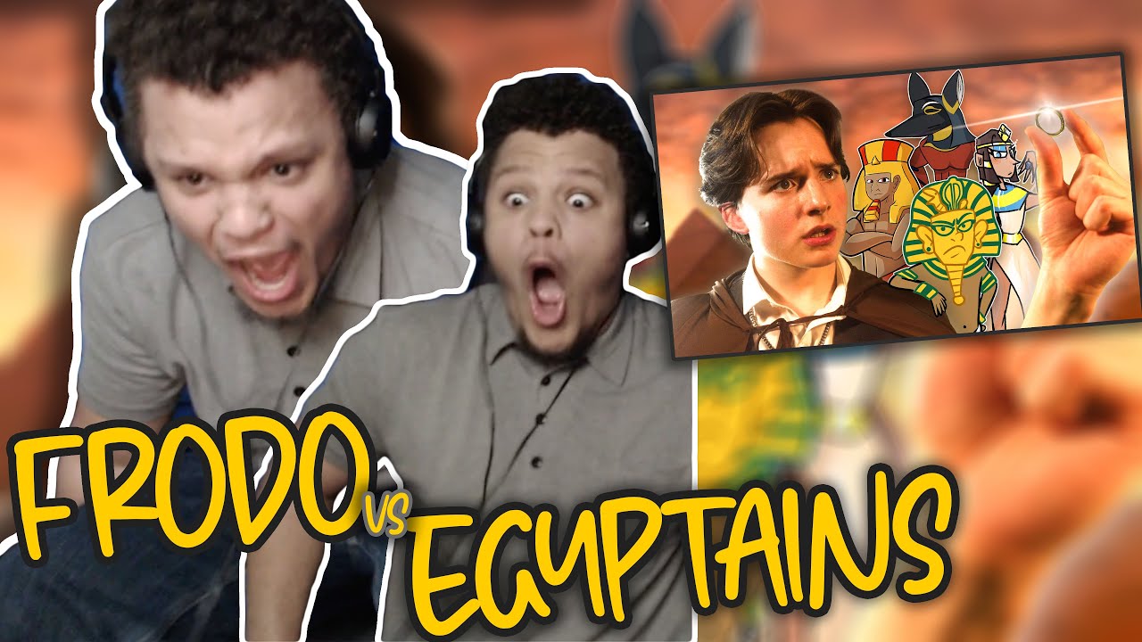 Frodo Baggins vs. Ancient Egyptians - Rap Battle Reaction! I HAVE NEVER IN MY LIFE HEARD SUCH HEAT!!
