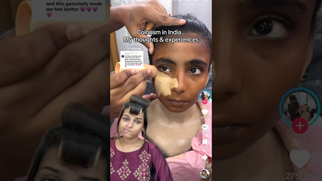 Colorism in India&hellip; why women hate their brown skin #tamil #brownskin