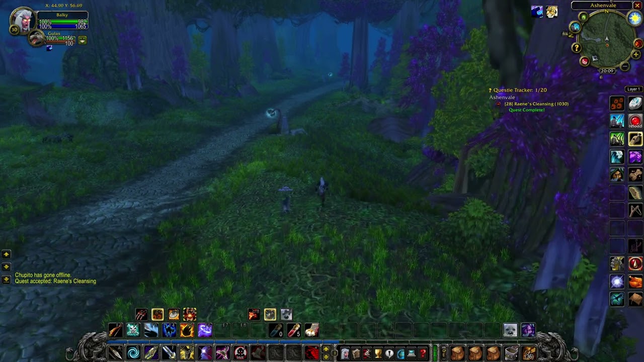Raene's Cleansing (WOW classic quest)