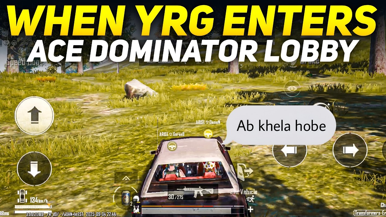 When Yrg Enters Ace Dominator Lobby ☠️ IQOO 13 BGMI 4.2 TEST 120 FPS GAMEPLAY | YRG GAMING