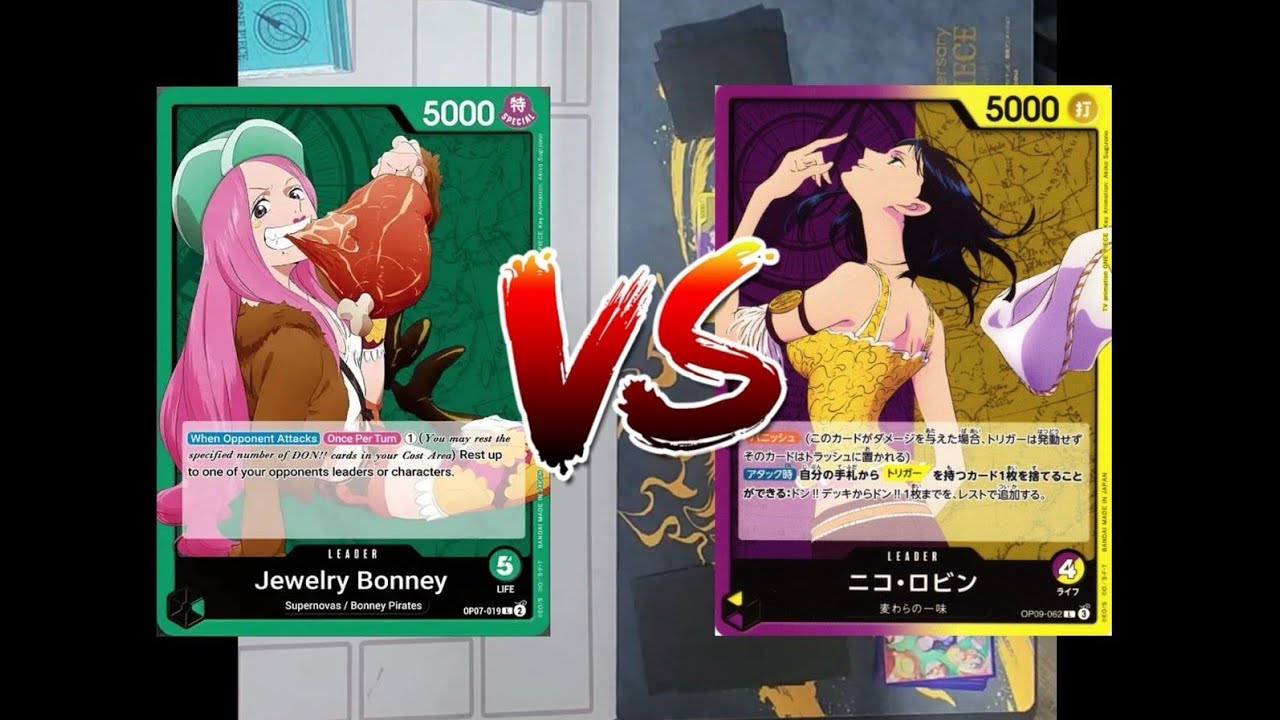 OPTCG OP13 - Purple Yellow Nico Robin OP09 vs Green Bonney OP07 - Torneo KoriTCG 5/12/25 Ronda 2
