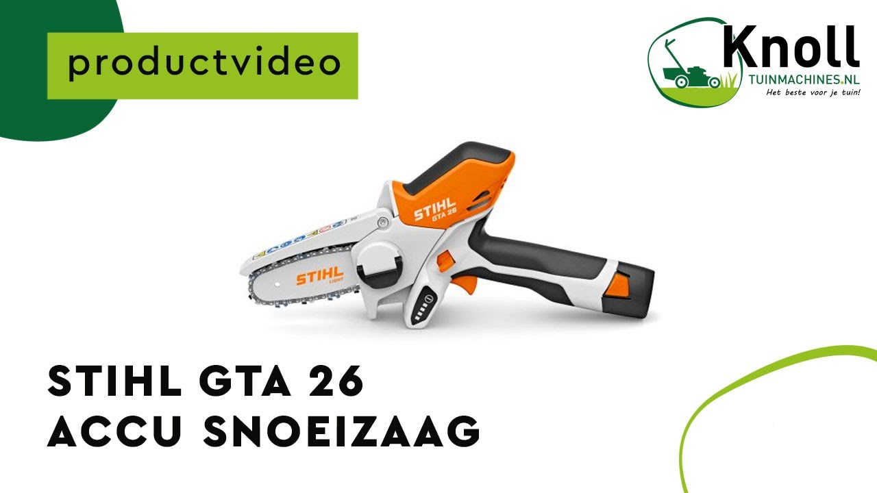 Stihl GTA 26 | De krachtige en compact accusnoeizaag