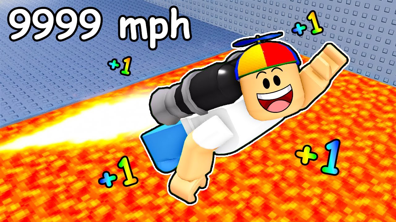 Every Second +1 JETPACK SPEED to escape Roblox DUNGEON...