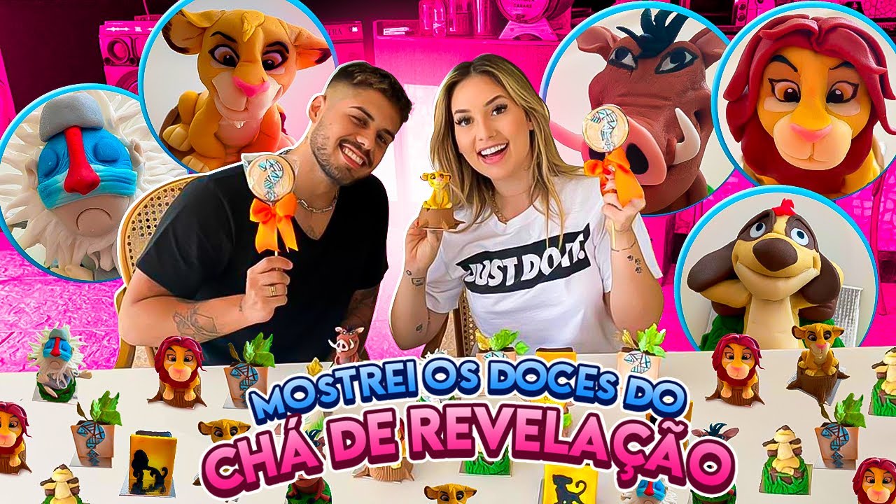 EXPERIMENTANDO OS DOCES DO CHA REVELAÇÃO COM MEU NOIVO!!