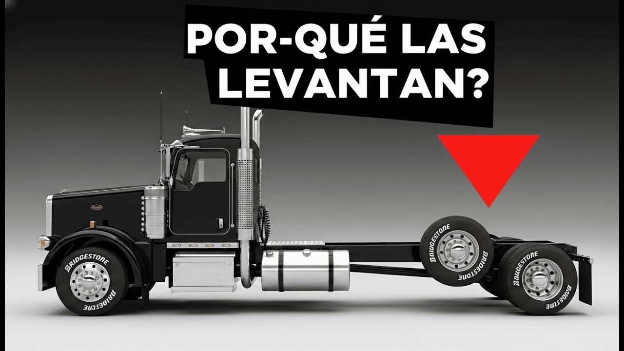 ¿Por Qué Algunas RUEDAS De Camión NO Tocan El Suelo?