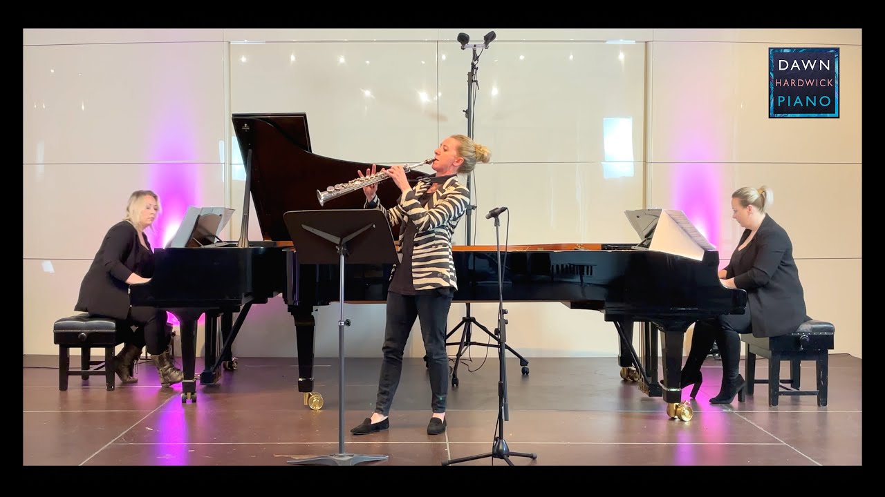 Hard Fairy by Graham Fitkin - Two Pianos and Soprano Saxophone - Dawn Hardwick and Sarah Field