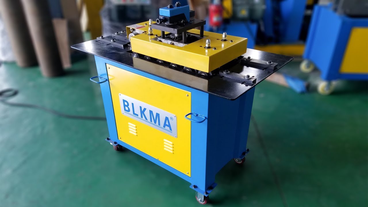 BLKMA duct lock former machine / Pittsburgh lockformer / lock forming machine