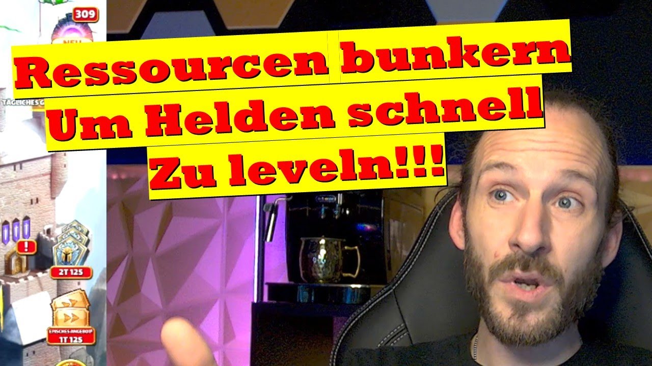 Tip - Video | How to stockpile resources for fast hero leveling | Empires & Puzzles