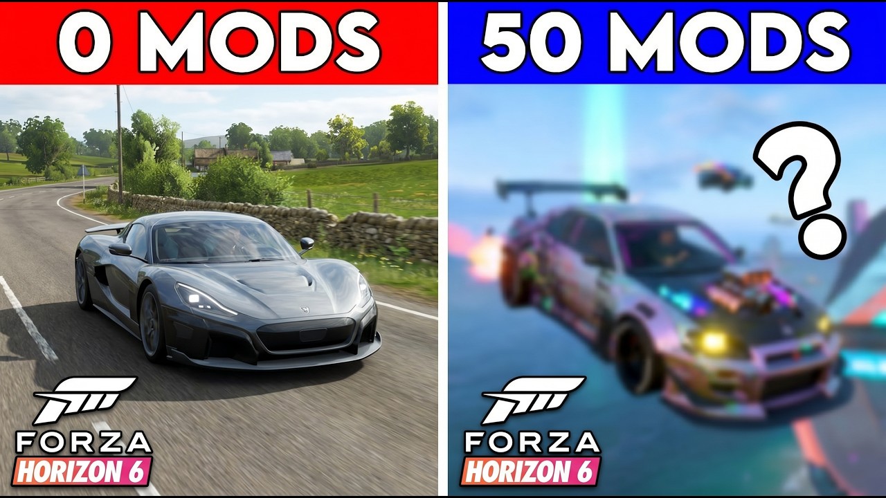 Я установил 50 модов в Forza Horizon 6