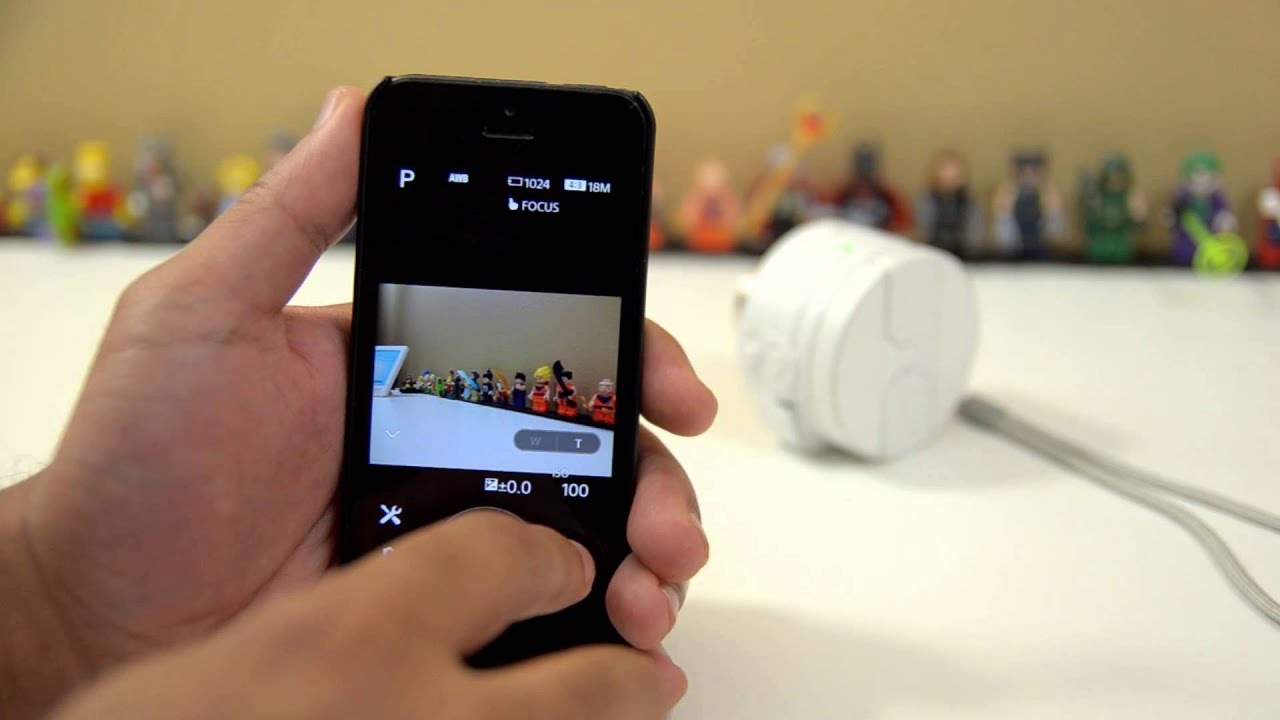 Sony QX10 With PlayMemories 5.0 Update