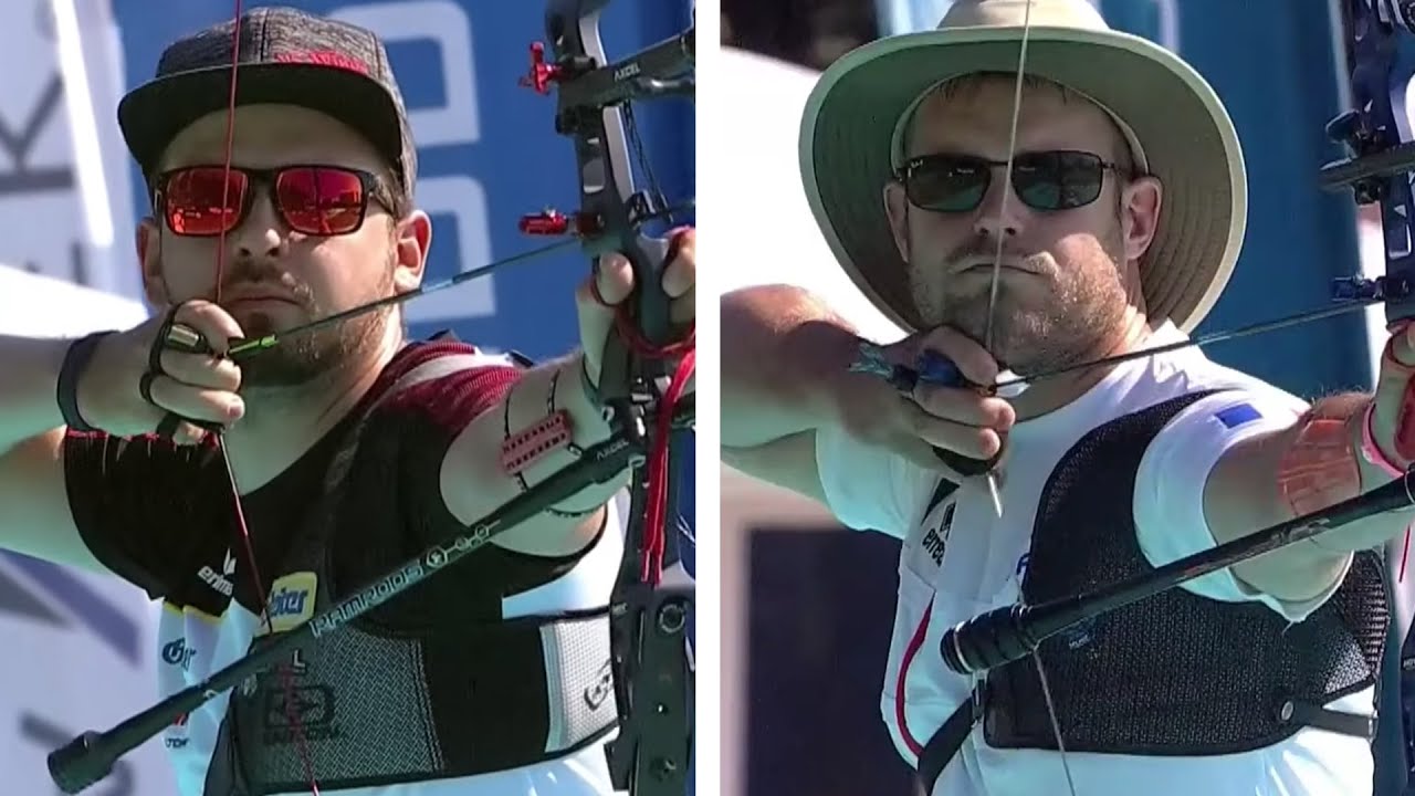 Maximilian Weckmueller v Jean-Charles Valladont – recurve men's quarter | 2021 European Olympic qual