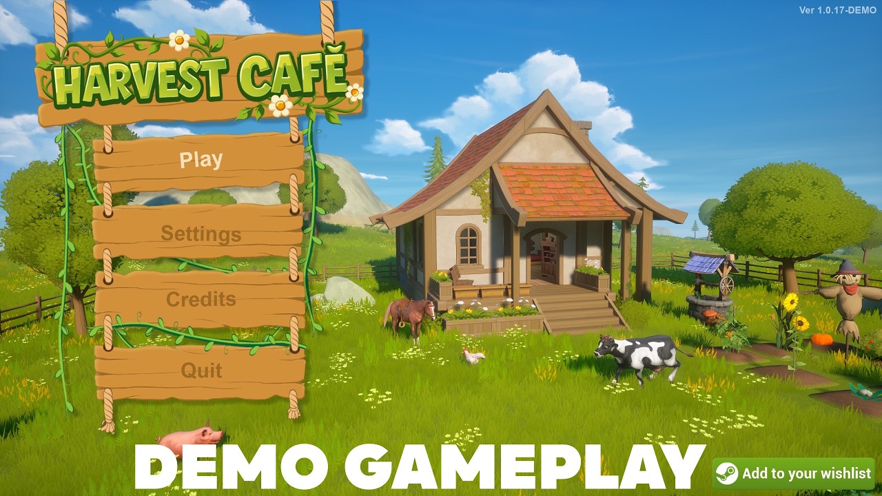 Harvest Cafe -Cozy Farm Demo Gameplay