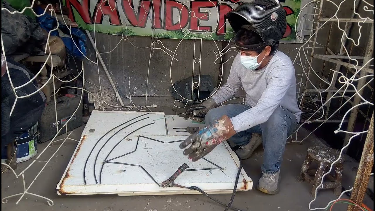 tutorial como se fabrica una estrella de navidad..