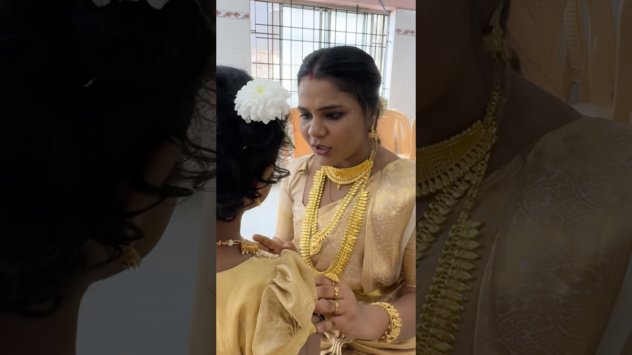 Necklace valikuthu d 😂 How&rsquo;s Lucky&rsquo;s acting makkale ❤️ #allulovespriya