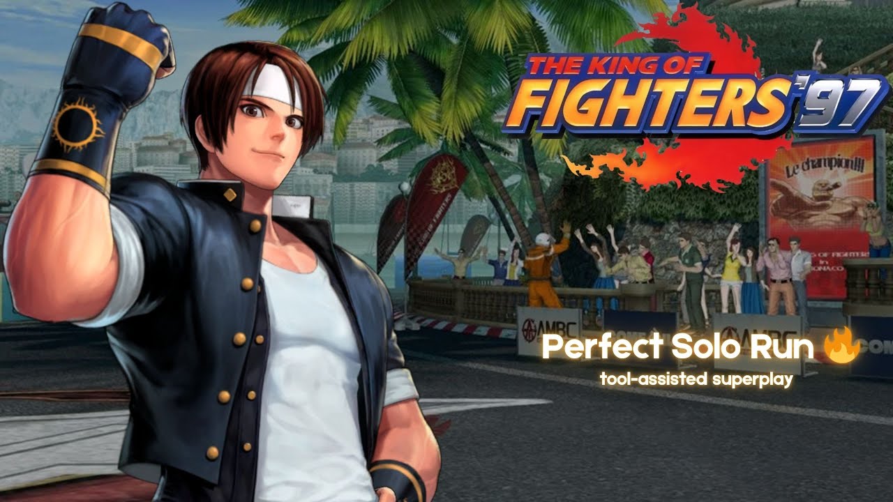 【TAS】KOF ’97 – Kyo Kusanagi Unstoppable Solo Arcade Gameplay