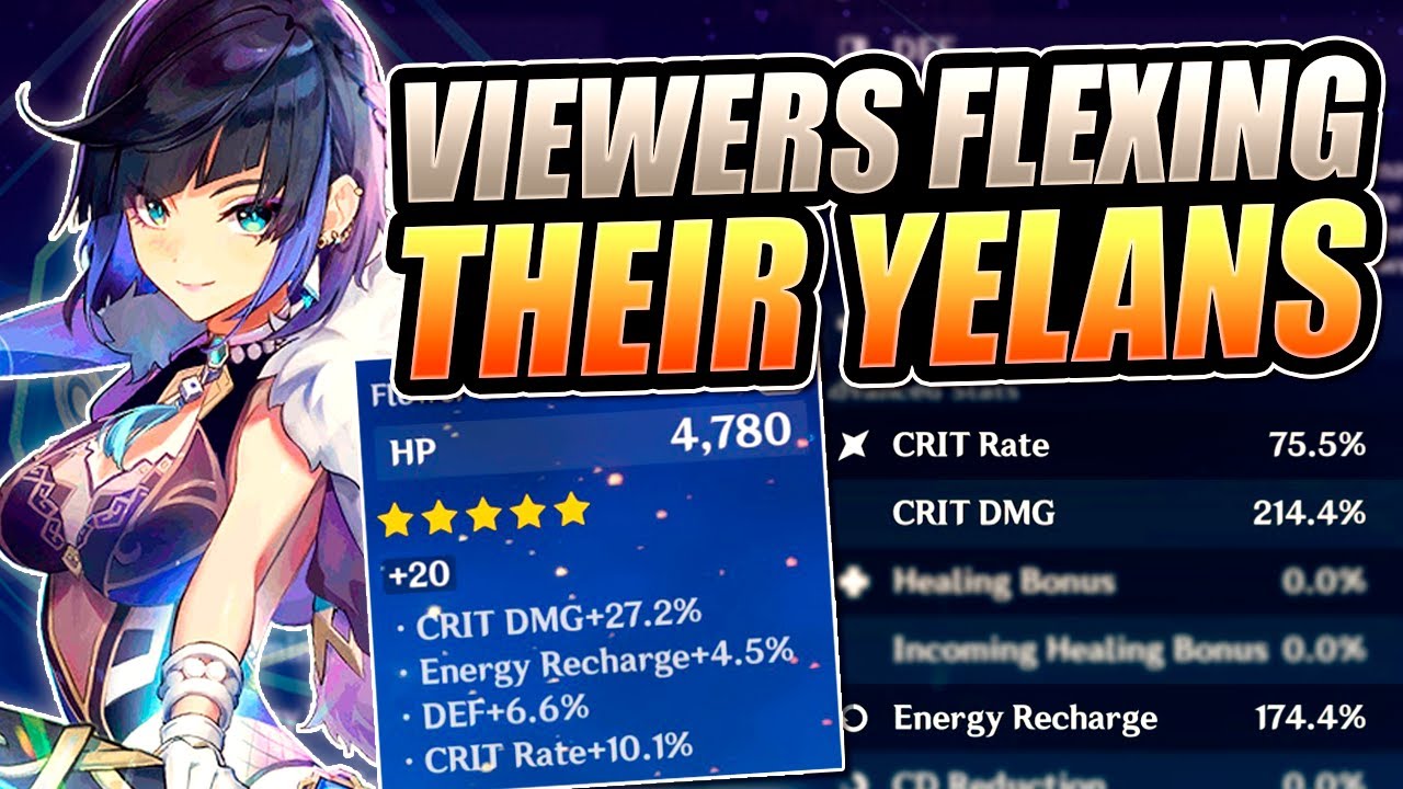 I found some of the STRONGEST Yelan builds in genshin
