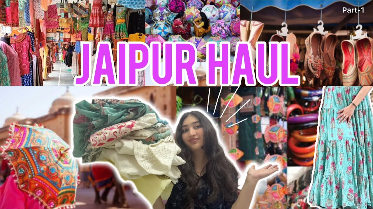 Jaipur Shopping Haul PART 1 🛍️ || Stunning Ethnic Wear & Dresses! || Anchal Chauhan
