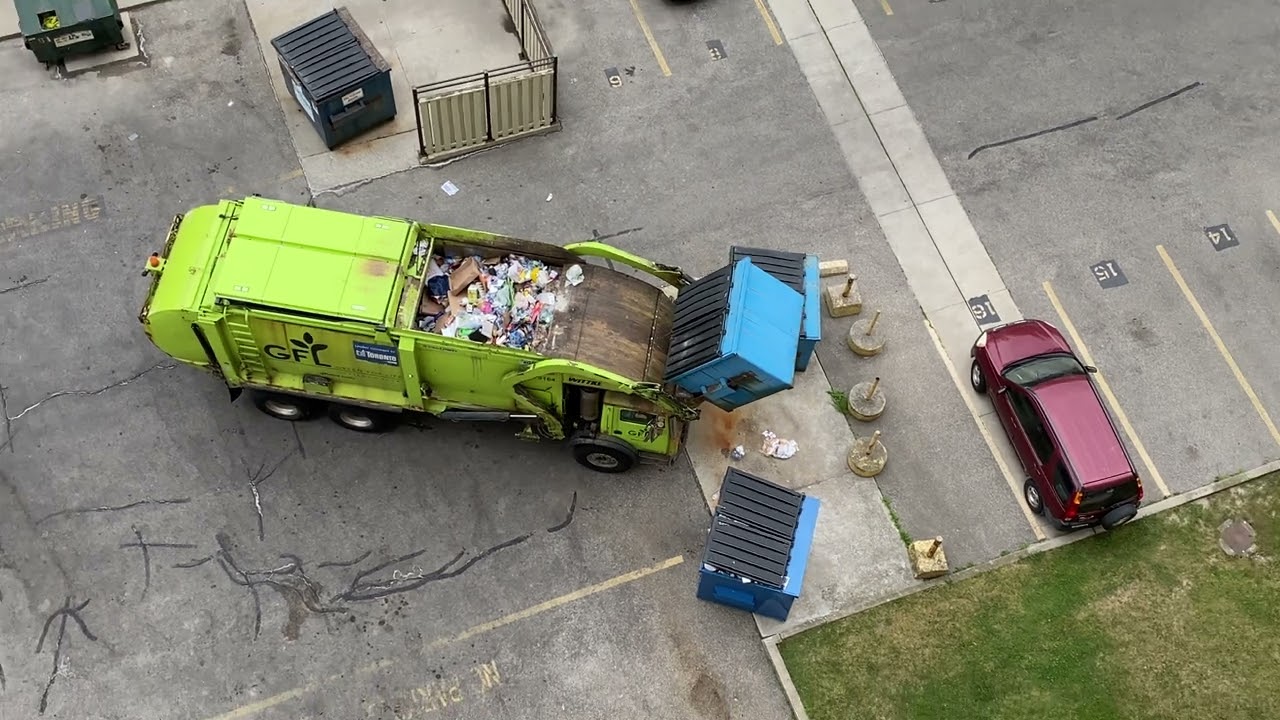 GFL GARBAGE TRUCK FOOTAGE