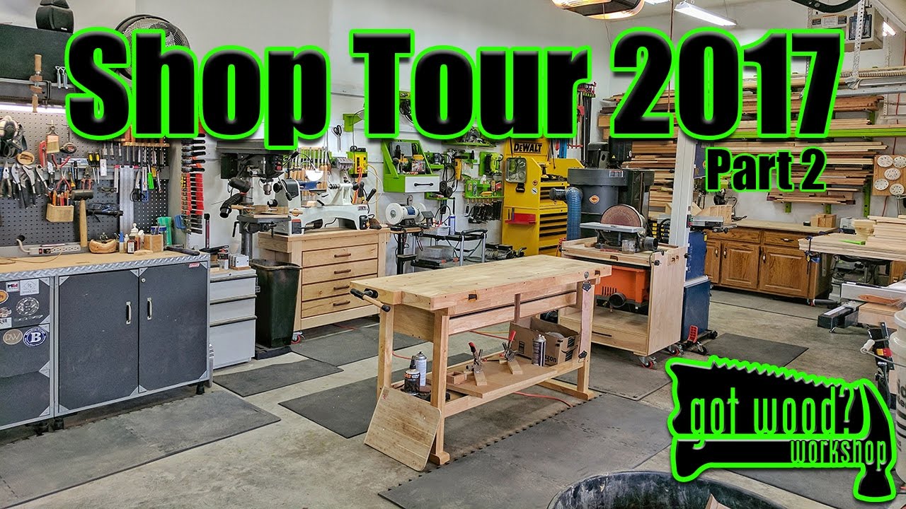 Shop Tour 2017 Part 2 - Basement Workshop