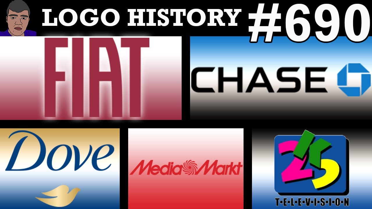 LOGO HISTORY #690 - Fiat, Dove, Chase, Media Markt & K25 Televisión