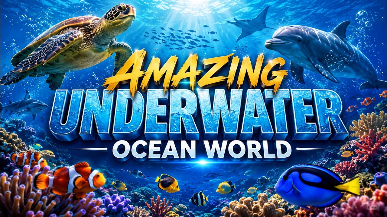 Amazing Underwater Ocean World | สารคดีโลกใต้น้ำ 8K ปะการังและปลาทะเลสีสันสมจริง
