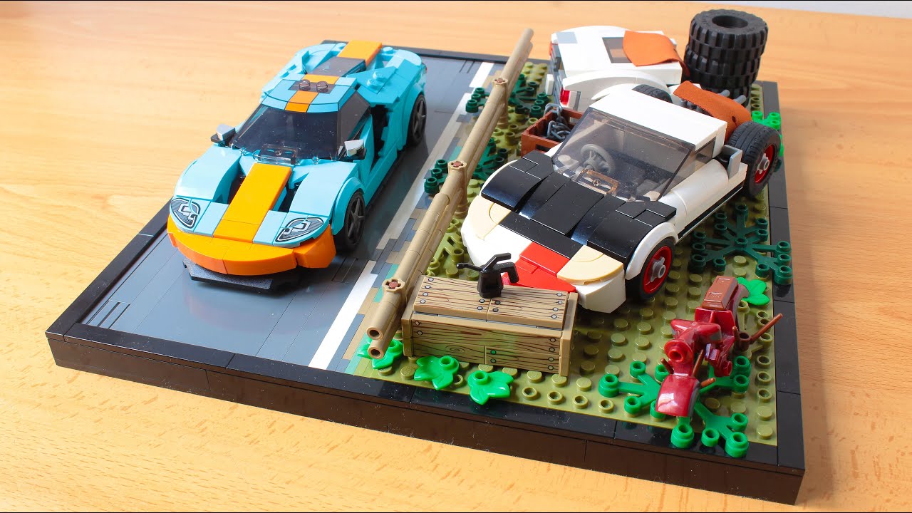 Lego Barn Find Ford GT40 Diorama