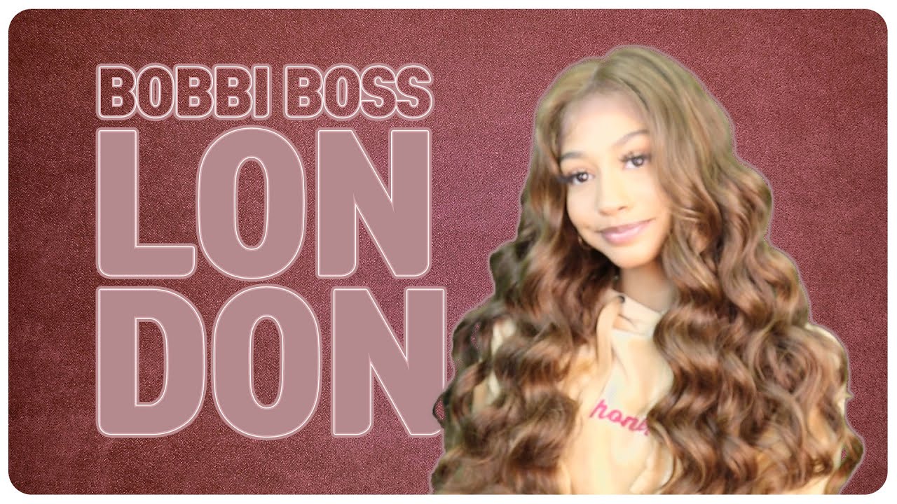 Glamourtress | Bobbi Boss Human Hair Blend Glueless 13X7 Lace Frontal Wig - MBLF004 LONDON