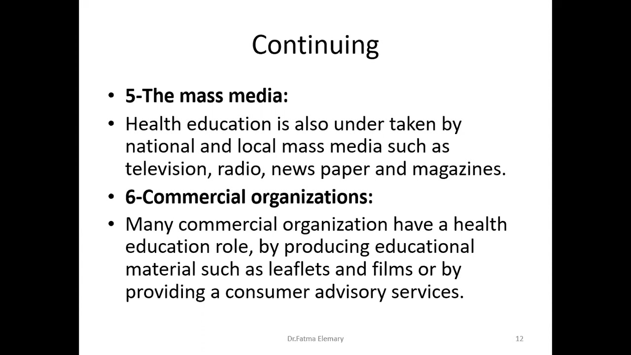 Roles af health educators and principles of health ducation