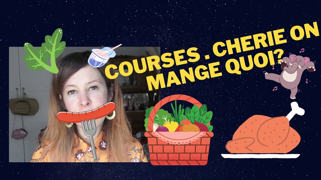 Retour de courses sur Auchan Direct, Ch&eacute;riiiie On mange quoi !