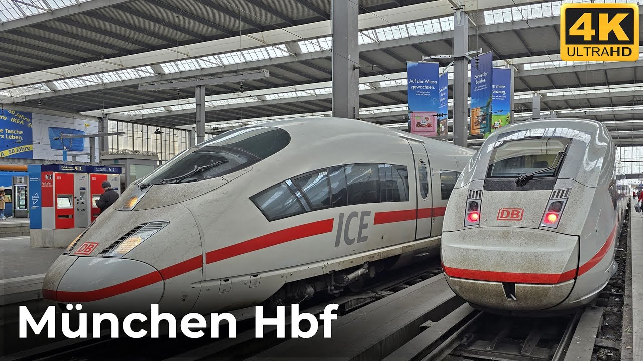 München Hauptbahnhof - 09.11.2024: Herbstliche Atmosphäre bei sonnigem Wetter