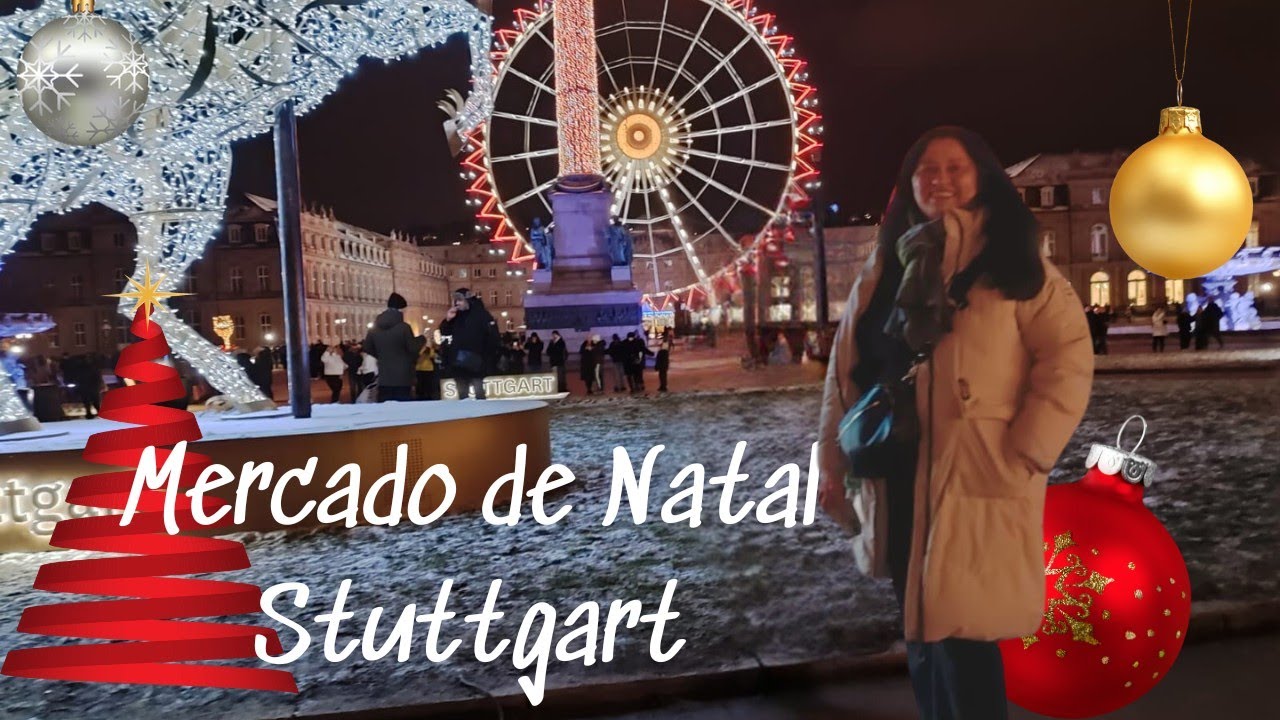 Mágico. Mercado de Natal de Stuttgart