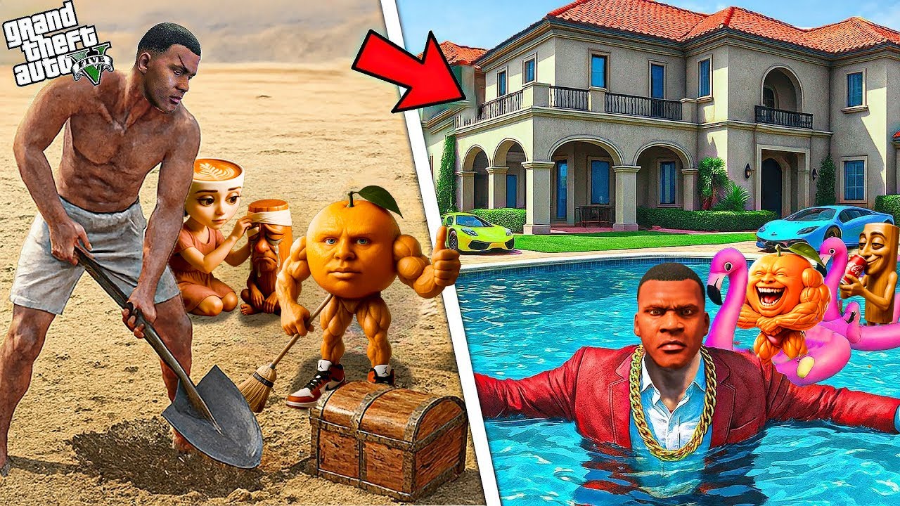 БРЕЙНРОТТАР 24 САҒАТ ІШІНДЕ КЕДЕЙДЕН МИЛЛИАРДЕРГЕ АЙНАЛДЫ (GTA V)
