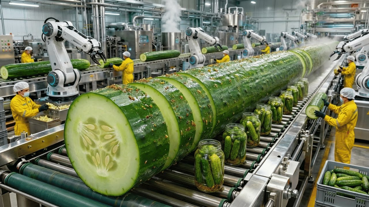 How Pickles Are Made in a Modern Factory | Full 25-Minute Production Line Tour