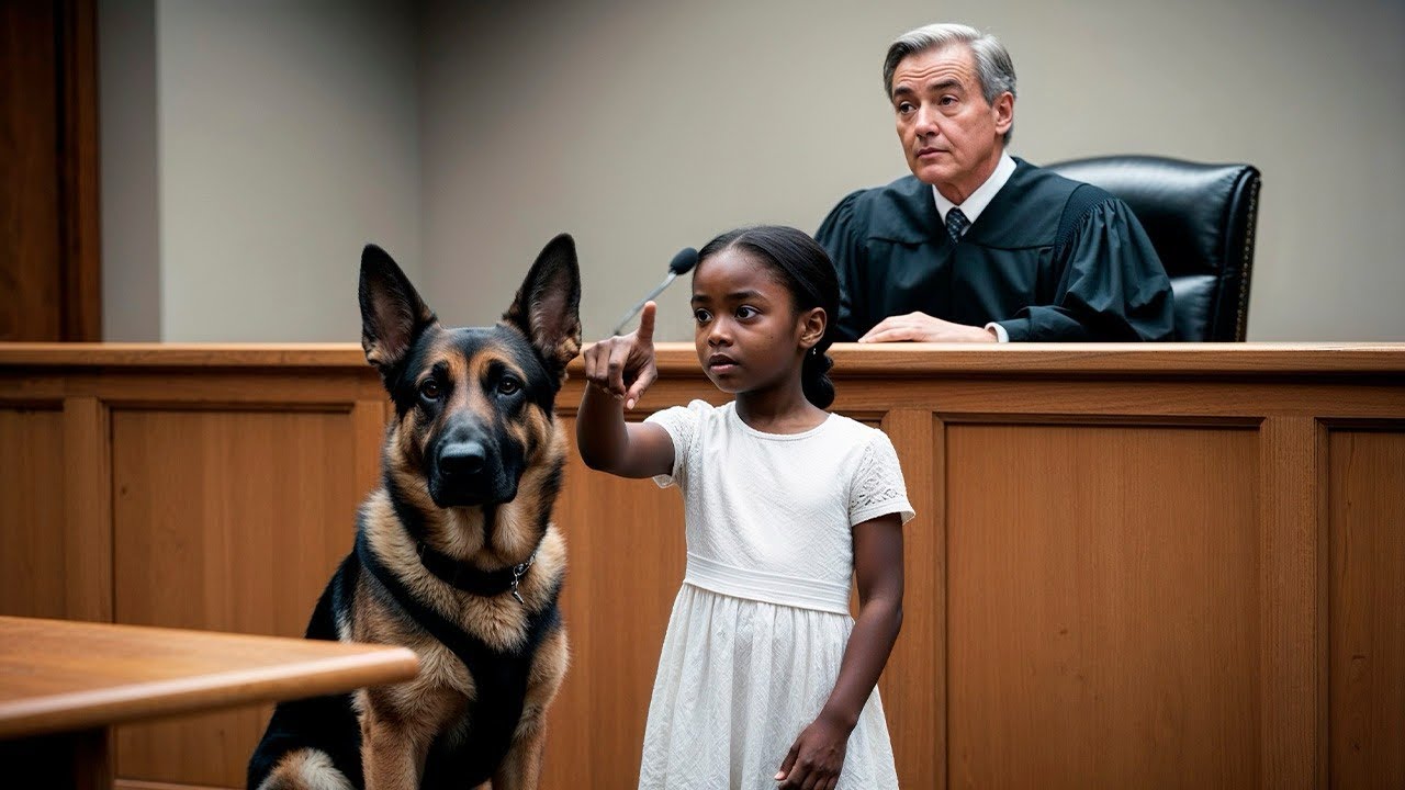 Une Fillette Muette Fait Un Signe Secret À Son Chien Au Tribunal, La Réaction Surprise Le Juge....
