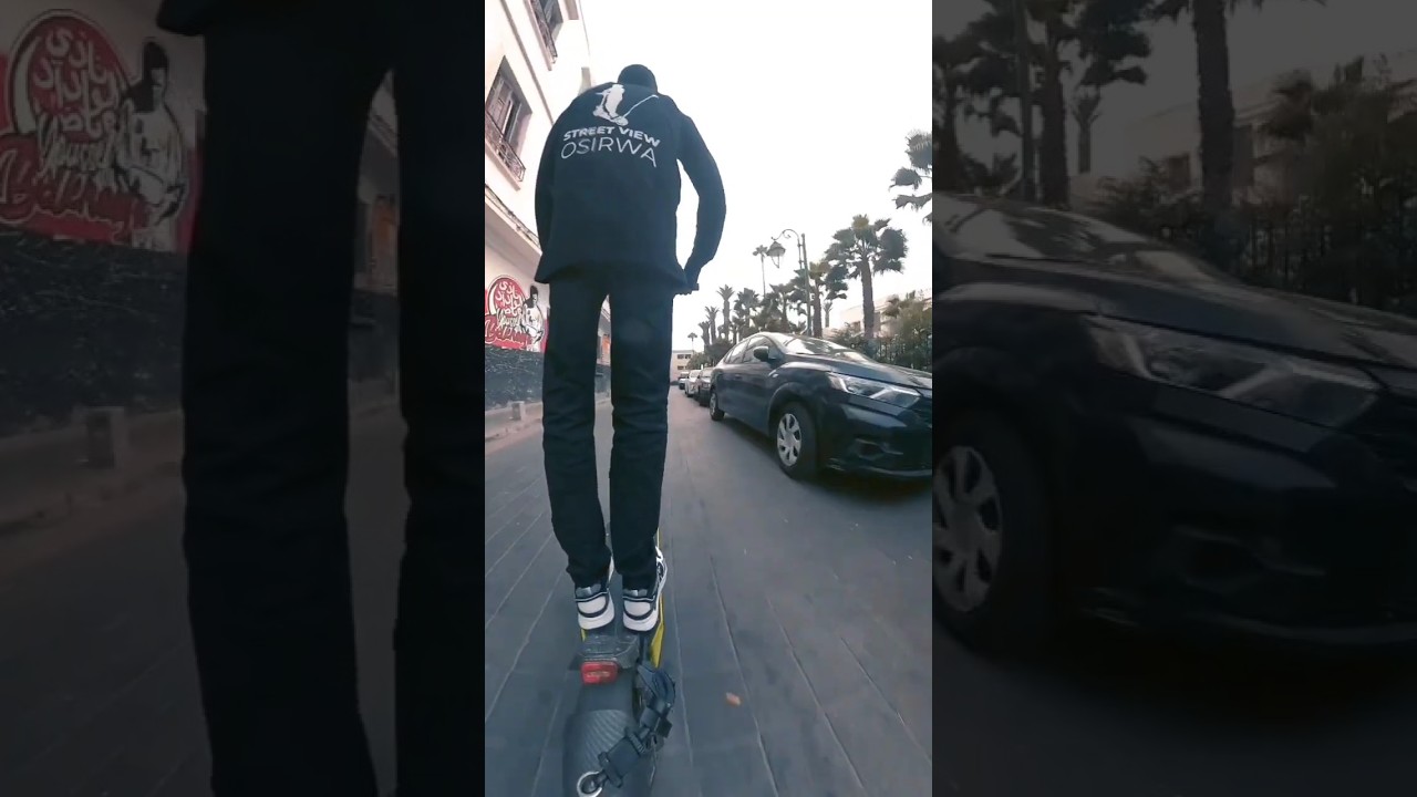 360&deg; دخلت زنقة دييقة فالمدينة القديمة 🚴🔥 رسومات الوداد فالحيط