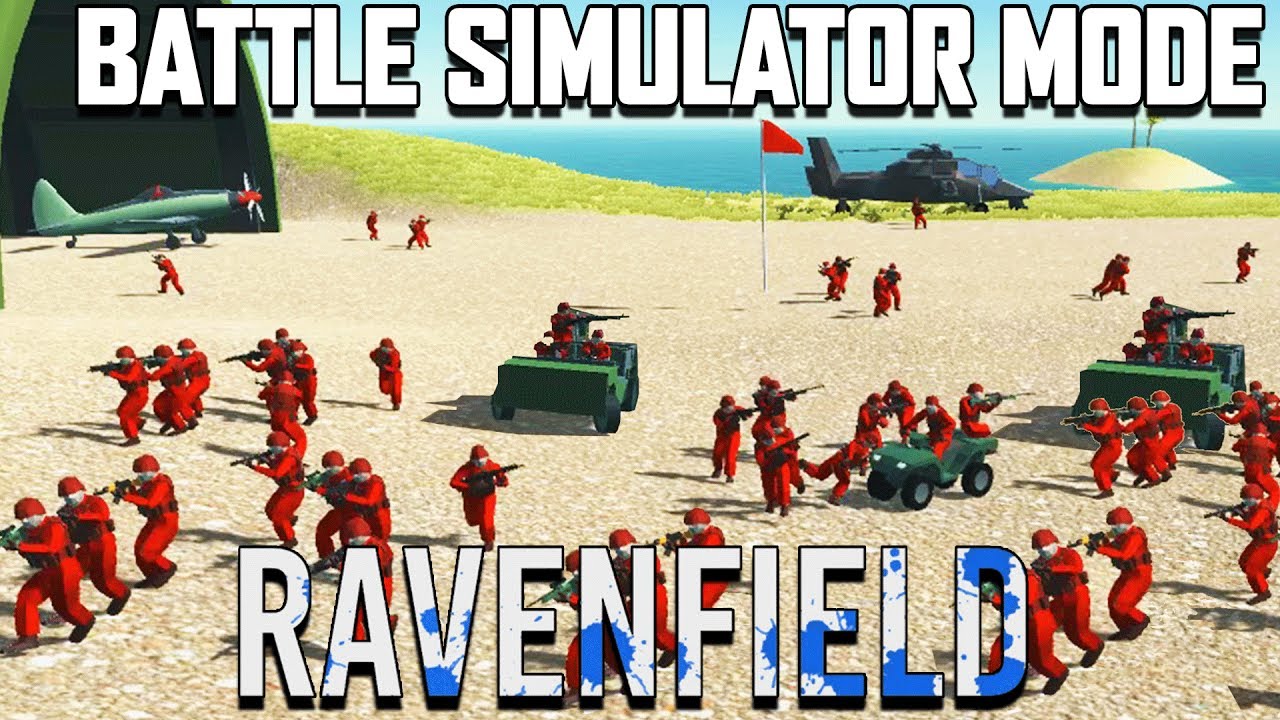 Ravenfield BATTLE SIMULATOR Mode!  (Ravenfield Beta 6 Gameplay Part 14)