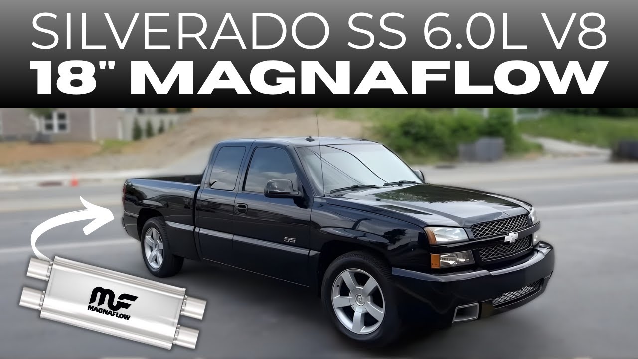 2003 Chevy Silverado SS 6.0L V8 с 18-дюймовым Magnaflow!