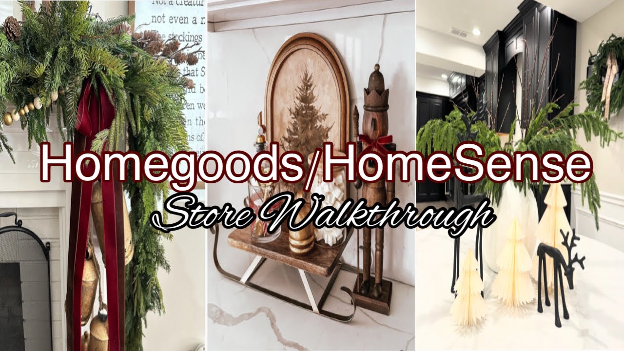 Homegoods/HomeSense Best Holiday Decor Shop with me🌲Store Walkthrough