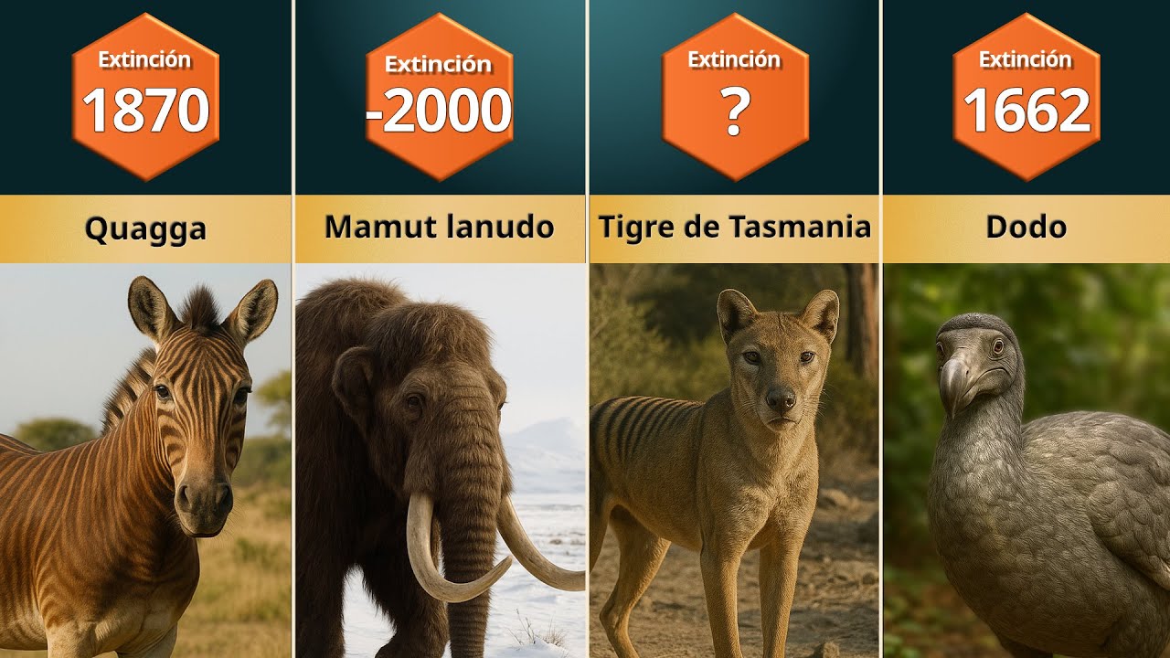 Increíbles Animales que se Extinguieron en la Historia Moderna