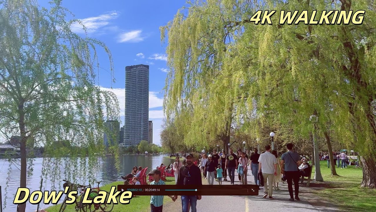Walk along Dow's Lake in Ottawa