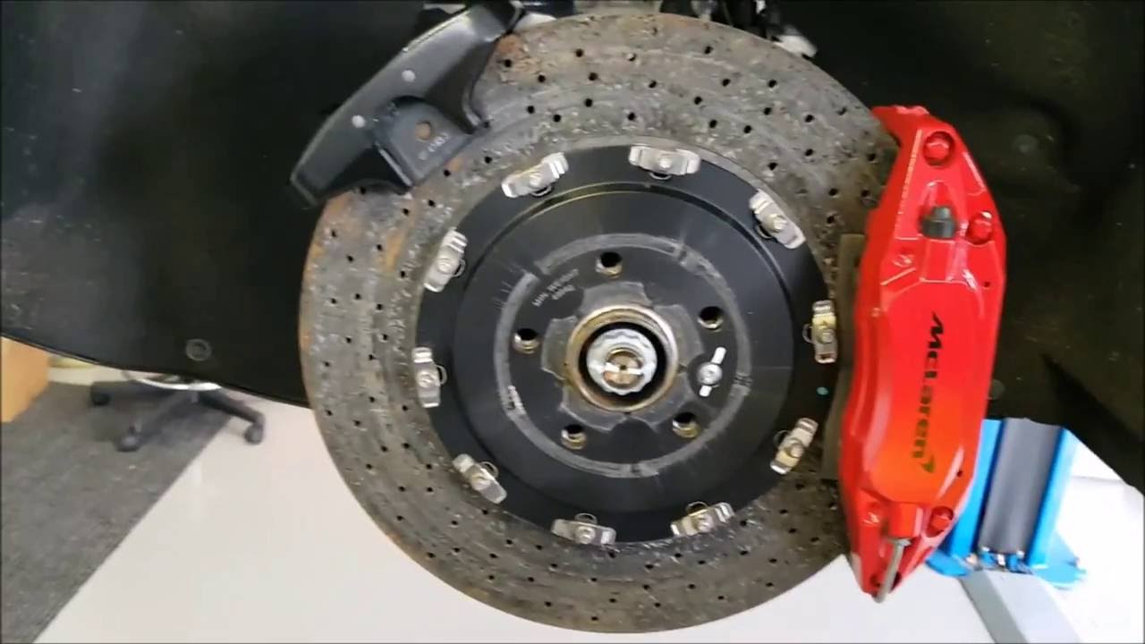 McLaren 650s Brake Pad Change DIY (carbon ceramics)