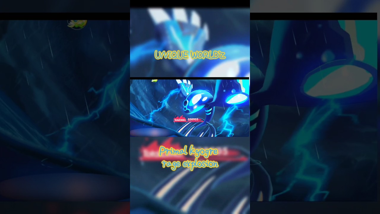 Primal Kyogre Rage Explosion || #pokemon #kyogre