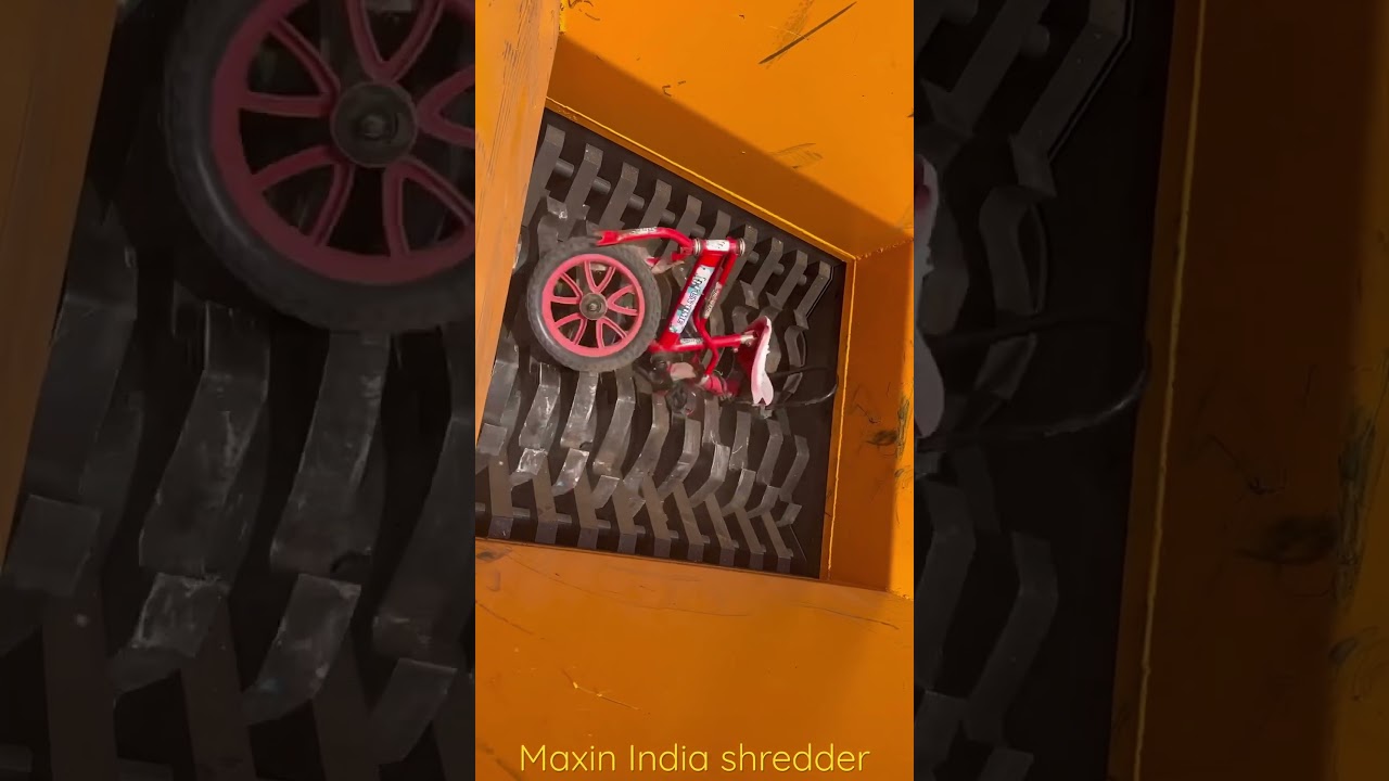 Bicycles vs shredder, Bicycles vs Crusher, #ScrapMetalshreddingMachine, #ScrapMetalCrusherMachine,