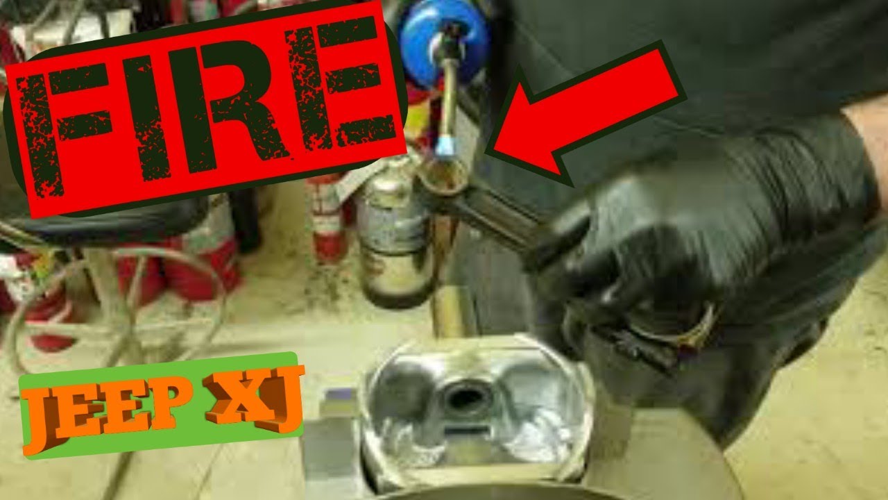 Jeep 4.0 piston wrist pin install