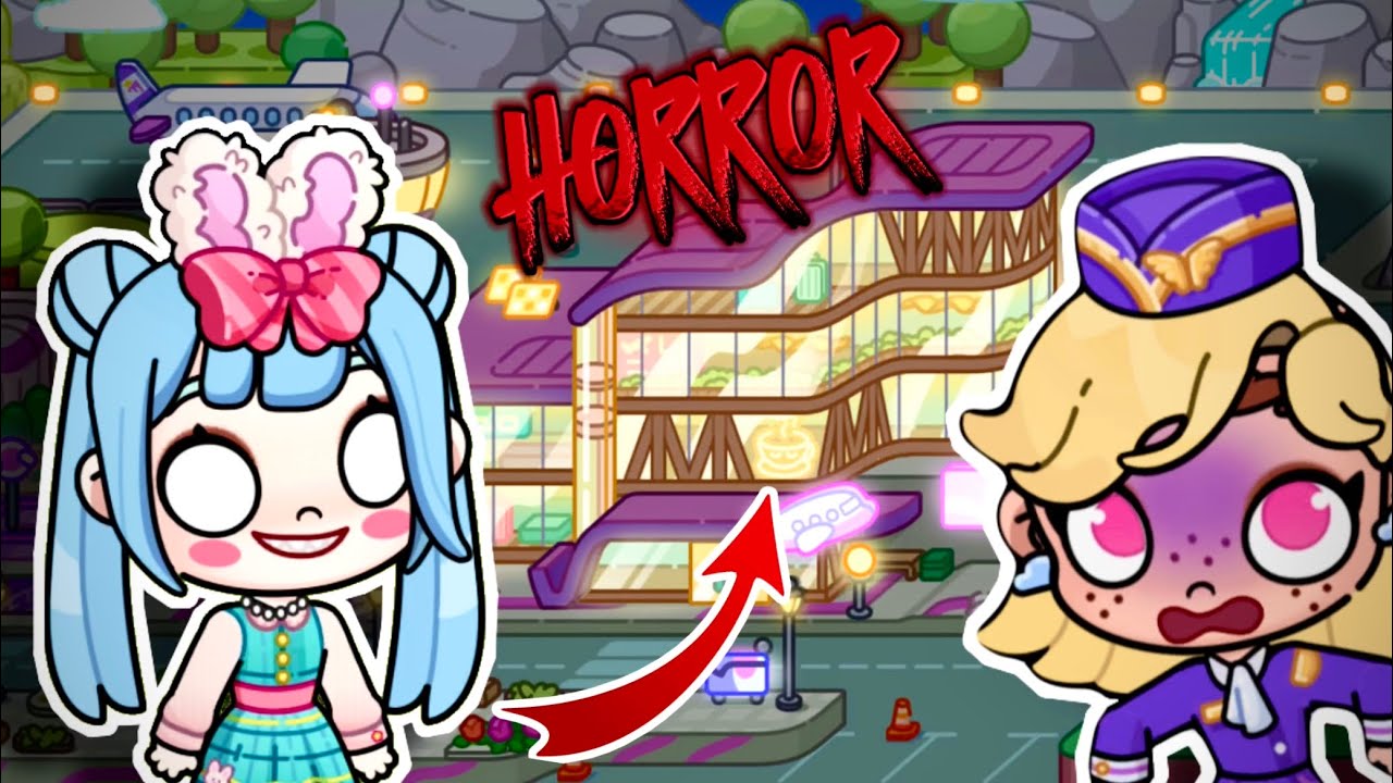 💀 SCARY DOLL IN AIRPORT / AVATAR WORLD HORROR STORY