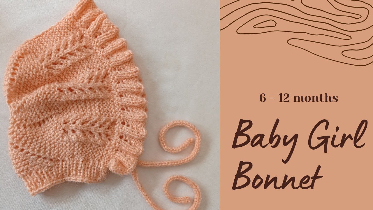 Baby Hat Knitting / 0-6 months Baby Cap/ Baby Bonnet Knitting